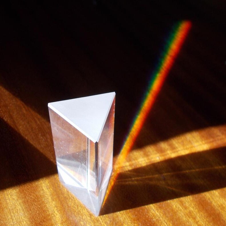 Prisma Triangular de vidrio arcoíris para niños, experimento de ciencia, Prisma de vidrio óptico Prisma Triangular de vidrio arcoíris para niños, experimento de ciencia, Prisma de vidrio óptico