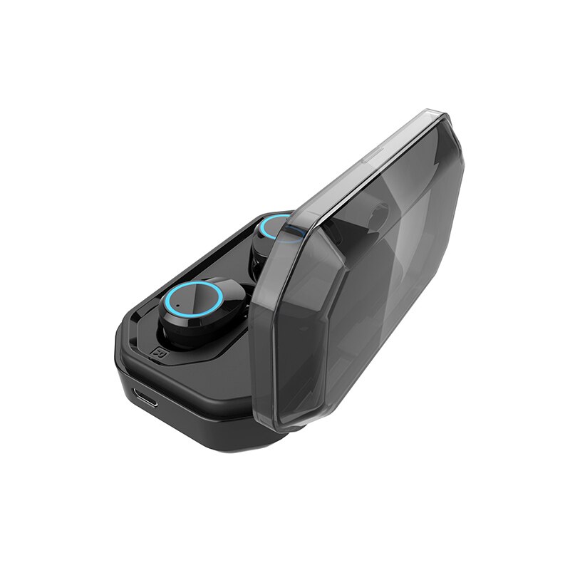 1 Pair Mini Wireless 4000mAh In-Ear Stereo Bluetooth Cordless Waterproof Earphones Earbuds Headset Voice Control