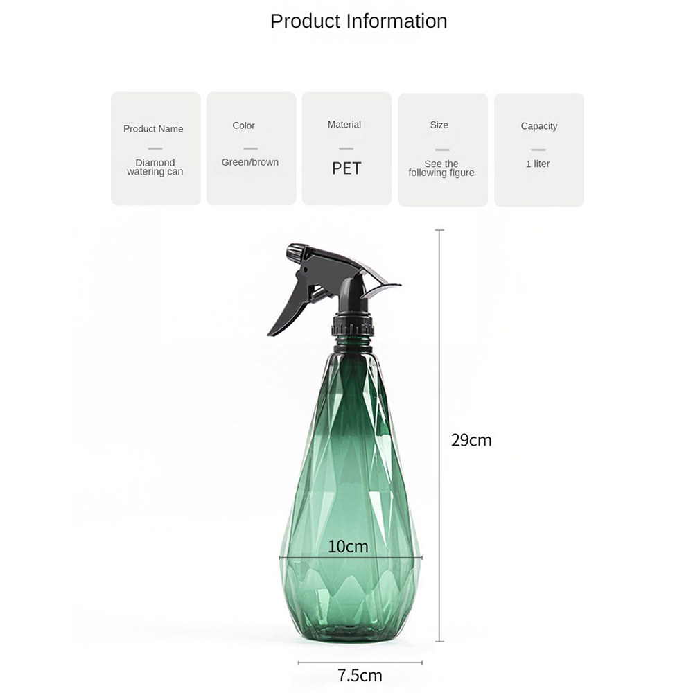 1000Ml Plant Bloem Gieter Spray Fles Spuit Tuin Planten Vetplanten Waterkoker Voor Tuin Kleine Tuingereedschap