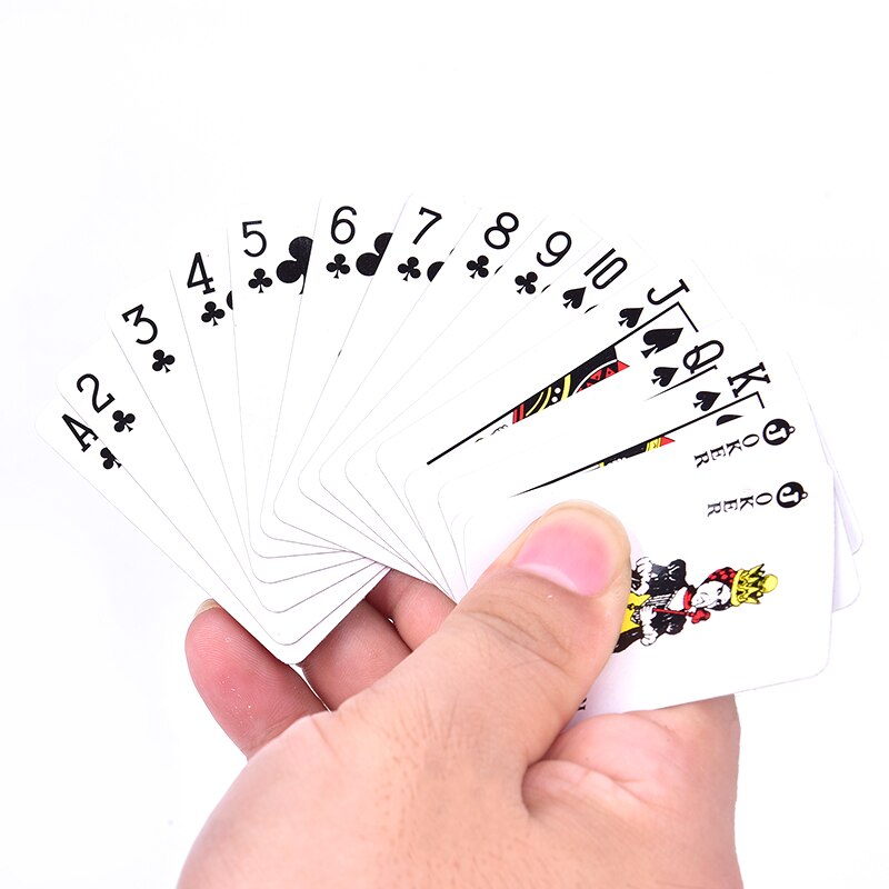Mini Cute Poker Home Decoration Poker Cards Playing Game Child Outdoor Climbing Travel Accessories