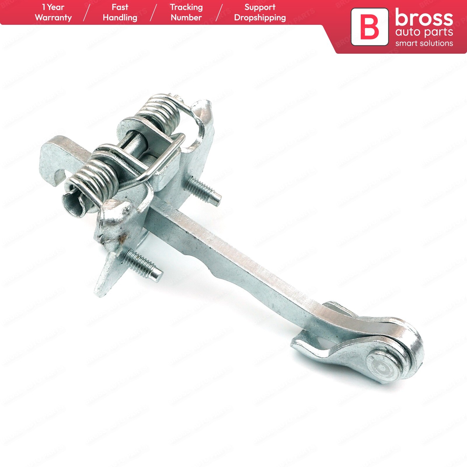 Bross bdp 726 frontdør hængsel stop kontrol strop limiter 4408993 ; 91166561 for vivaro; primastar bus/kasse; trafik  mk2 bus/kasse
