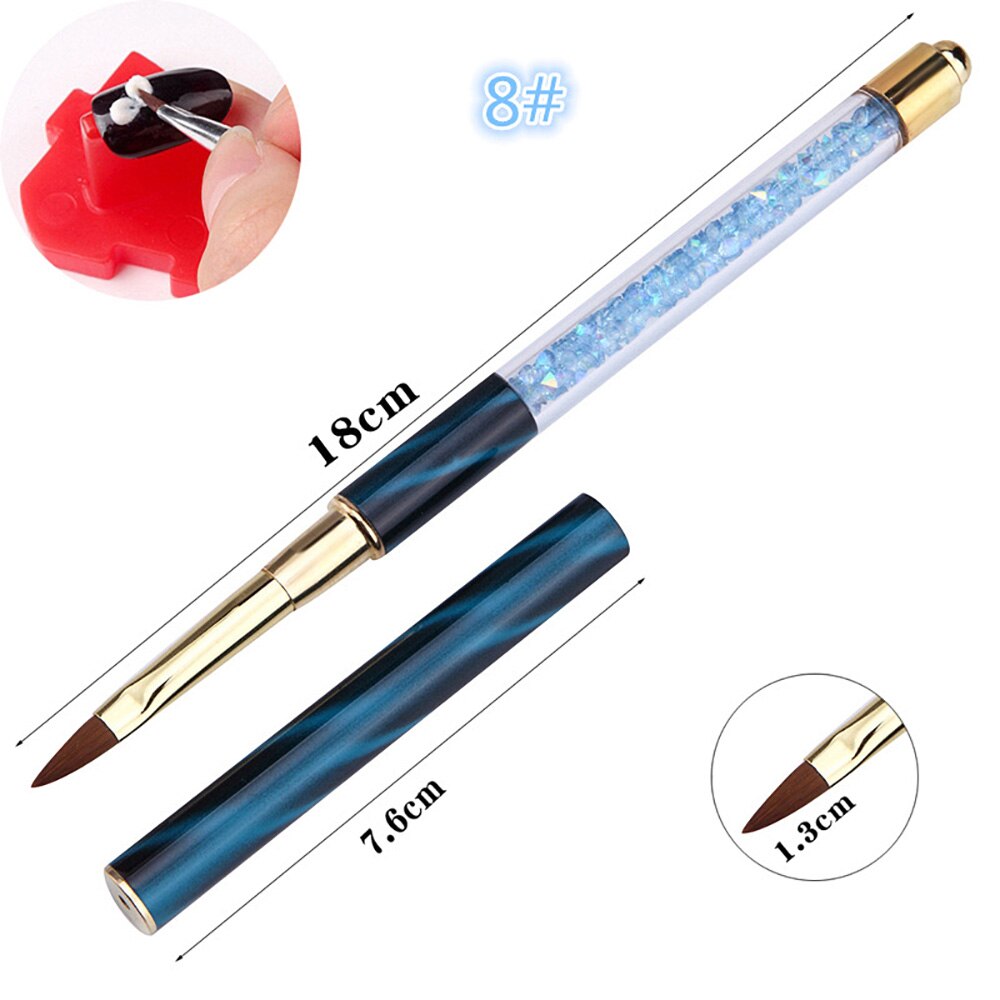 1pcs Ombre Nail Brush Pen Acrylic Nail Art Painting Sculpture Pull Line: P014-8