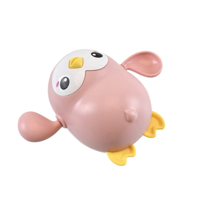 Leuke Bad Speelgoed Cartoon Dier Badkamer Spelen Water Pinguïn Hippo Kip Klassieke Baby Water Speelgoed Wond-Up Keten Clockwork: 03