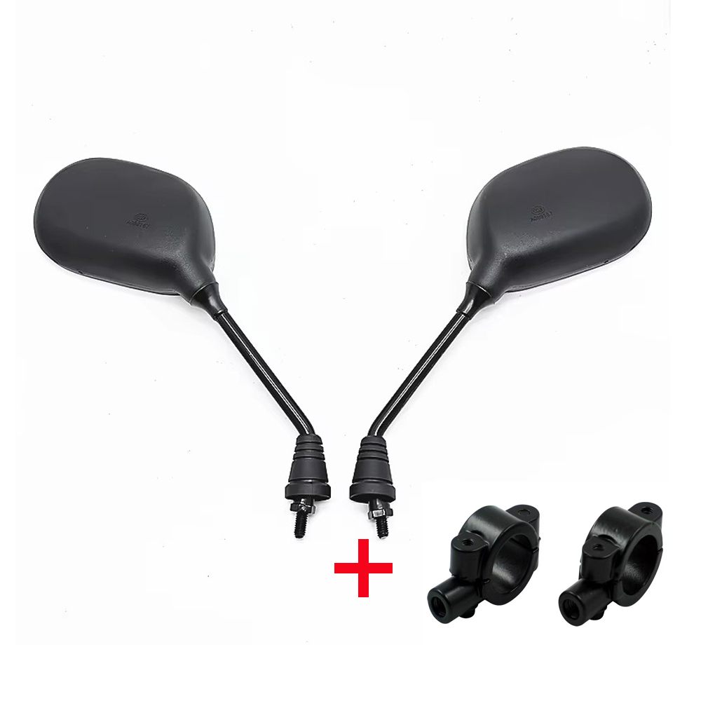 Voor Yamaha Scooter Zijspiegels JOG100 ZY100 ZY125 JOG50 JOG90 LY100 F8 Orale Vorm 8mm Links/Rechts draad Achteruitkijkspiegel Terug Spiegels: MULTI