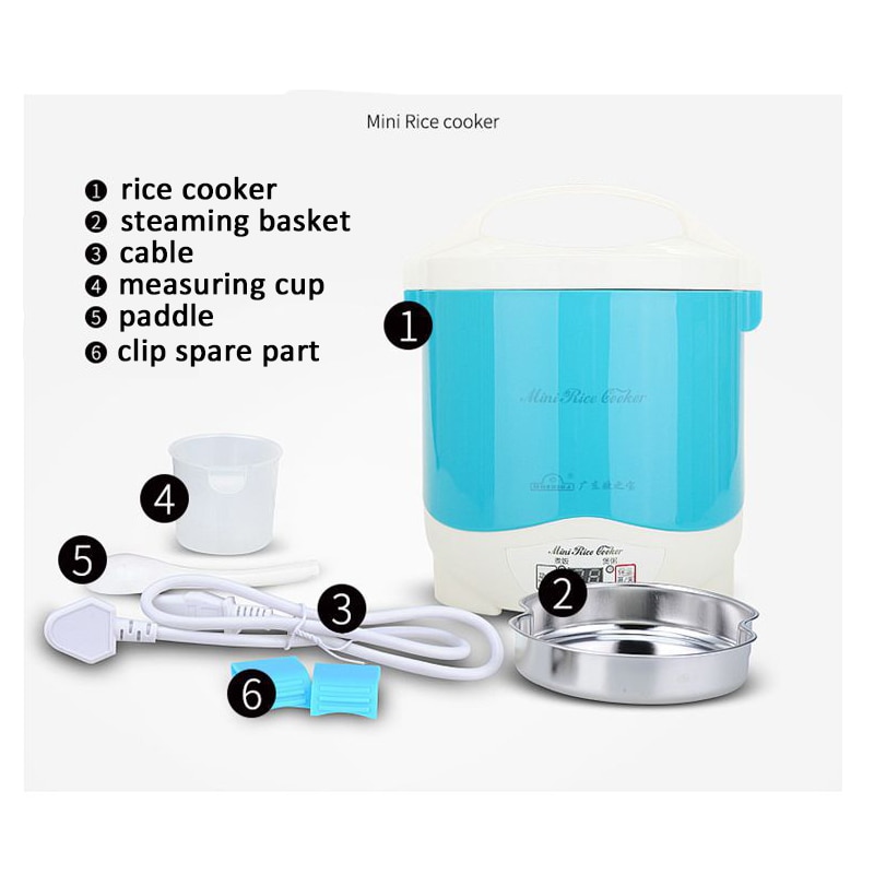 Cuiseur à riz de 1,5 l à usage domestique, avec fonction de cuisson du riz, de la bouillie et de la soupe