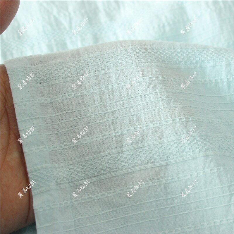 Katoen Stof Puur Katoen Vlakte Gewassen Jacquard Stof Vrouwen Overhemd Rok Stof Kinderkleding Stof: 4