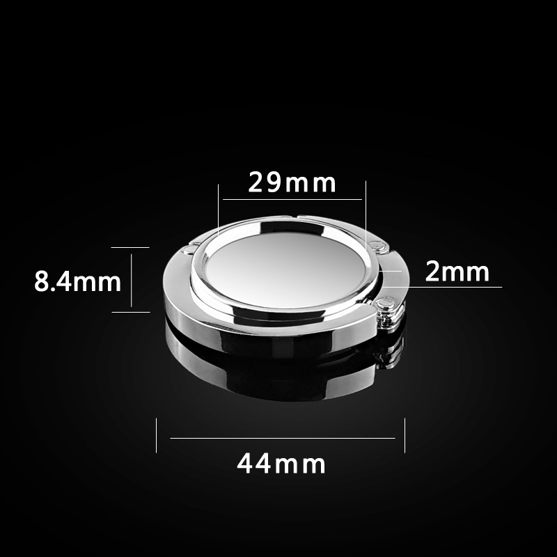 1 st gör-det-själv bärbar vikbar tom legering handväska handväska väskhängare krok hållare bordskrok unika väskdelar tillbehör