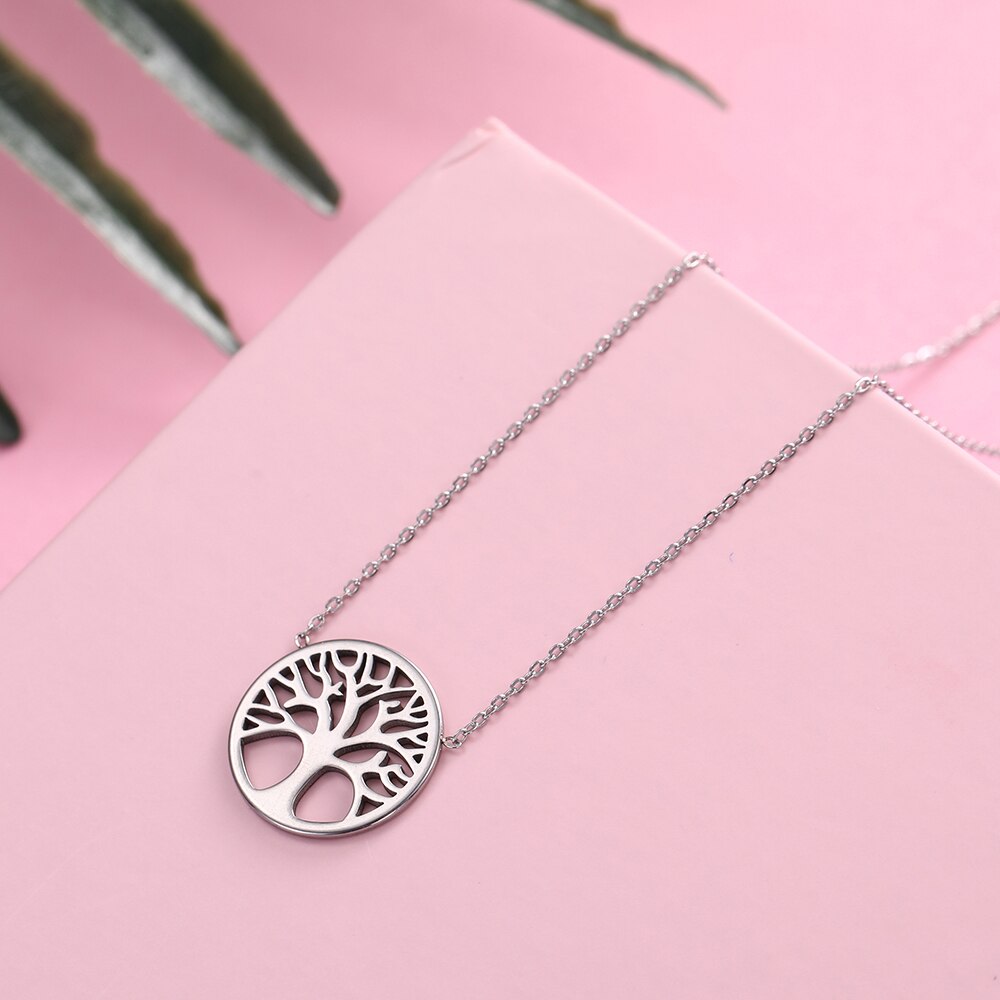 Skyrim Wikinger Baum des Lebens Anhänger Halsketten für Frauen Edelstahl Ästhetischen Halsband Nacken Kette Schmuck Geburtstag 2022