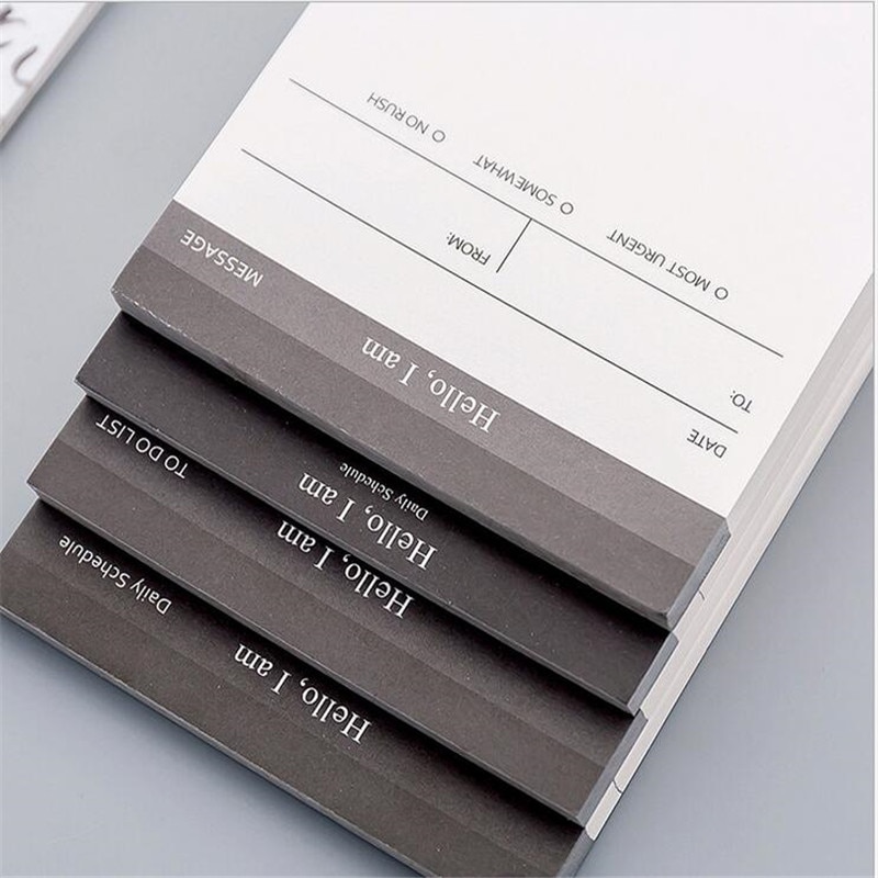 1pcs Simple business day plan books this note can be torn notepad office calendar book with a small memo 12.5*8.5cm
