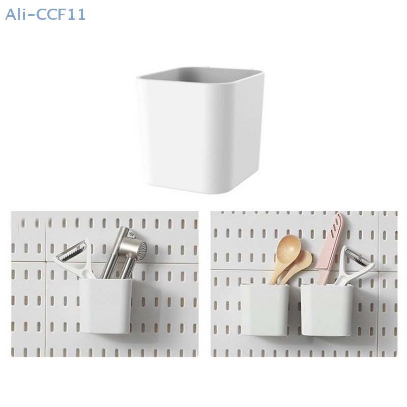 Accesorios de pared para tablero perforado, organizador de pared, pantalla de montaje, Kit de tablero perforado artesanal, Panel de almacenamiento de herramientas, estante para baño y cocina