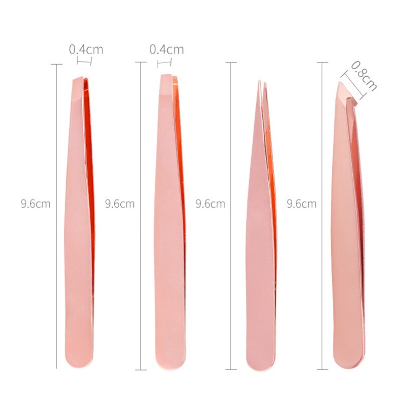 Eyebrow Tweezers Stainless Steel Face Hair Removal Eye Brow Trimmer Eyelash Clip Cosmetic Beauty Makeup Tools Shaving Tweezers