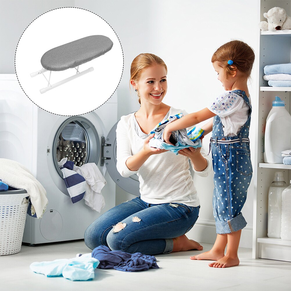 Portable Mini Ironing Board Clothes Ironing Board for Sewing Craft Room Dorm