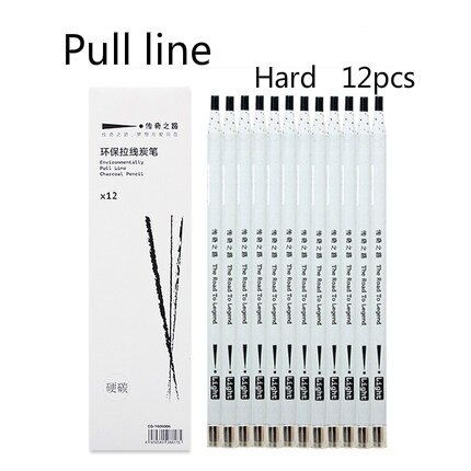 Schetsen Potlood Pull Lijn Houtskool Potlood Zacht/Medium Tekening Potloden Carbon Potloodschets Painting Potlood Gratis Snijden Art Supplies: B2