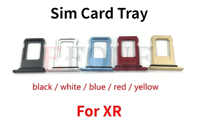 Para Apple iPhone X XR XS Max ranura para tarjeta Sim soporte de bandeja lector de tarjetas Sim