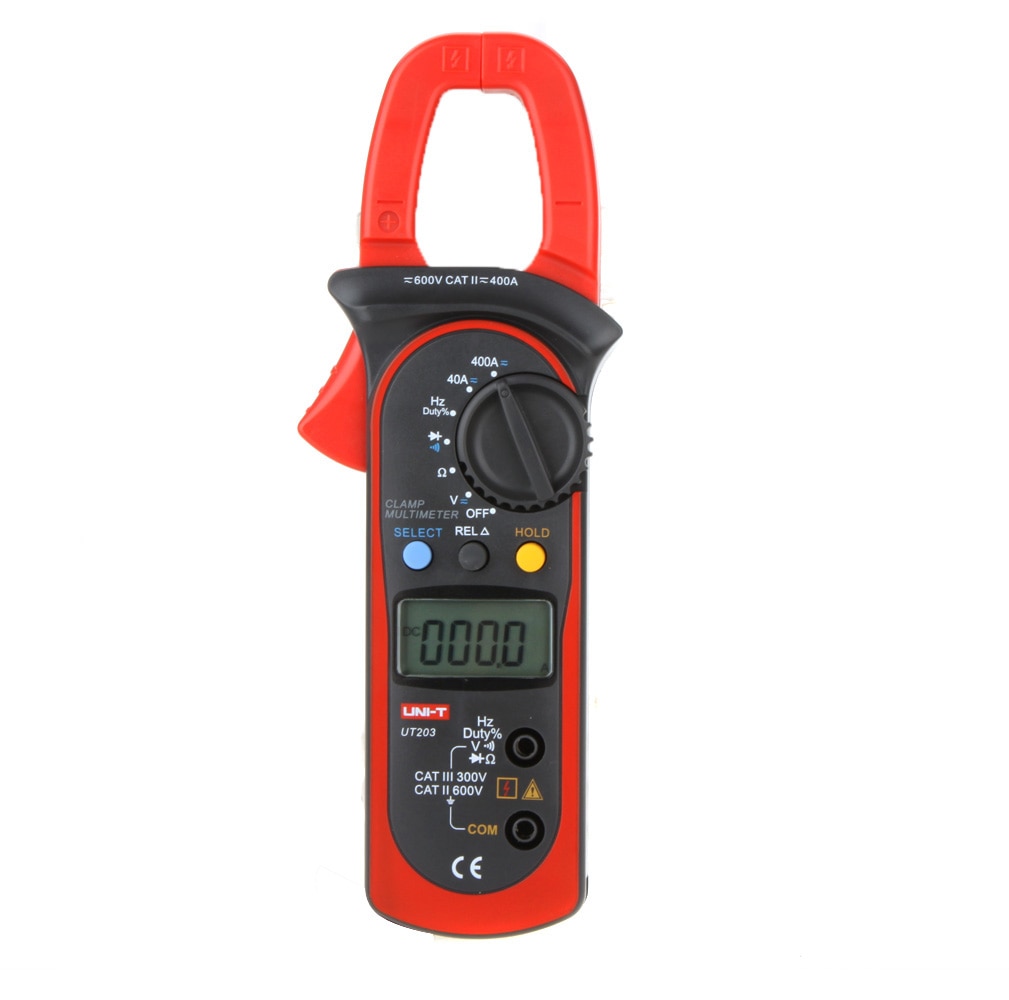 Mini Digital Multimeter UT203 With 400A AC/DC Current Tongs Clamp Meter Auto Range Diagnostic-tool High Precision Meter