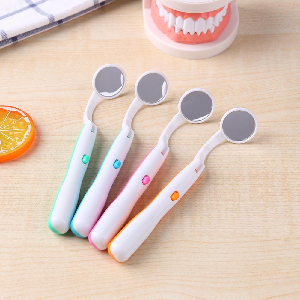 Espejo Dental con luz Led, instrumento de inspección, superbrillante, antiniebla, herramienta Dental