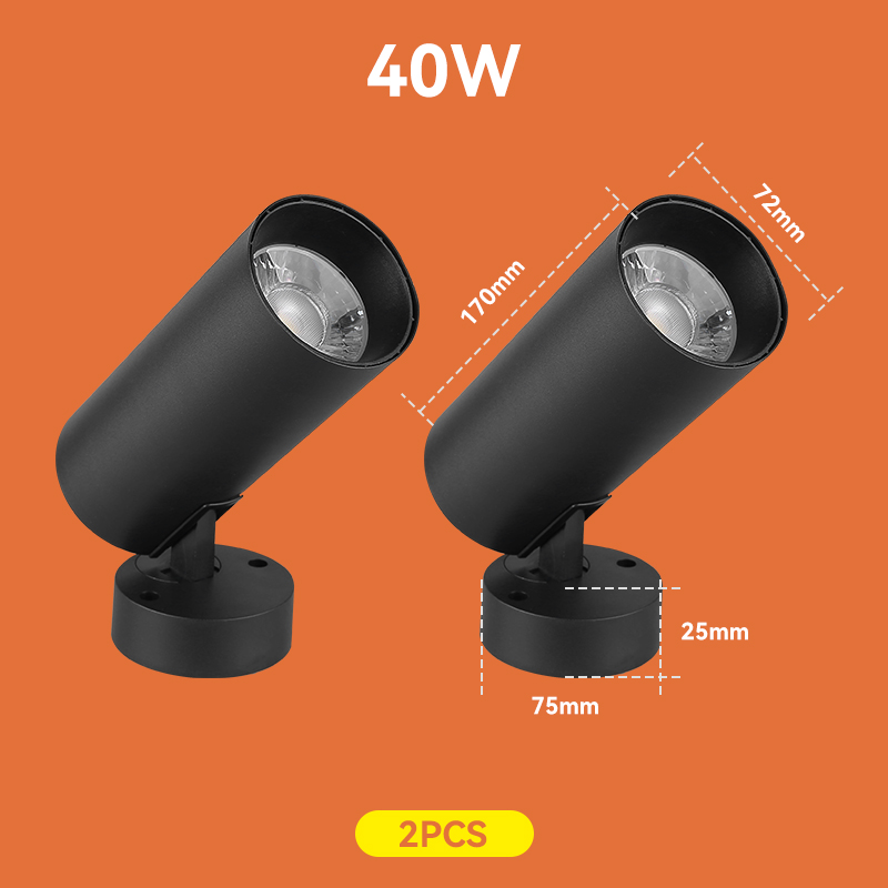 LED-Spot Down light LED-Scheinwerfer faltbar 220V 40W für Wohnzimmer Leuchte Decken leuchte für zu Hause Küche Innen schlafzimmer: S / Lila