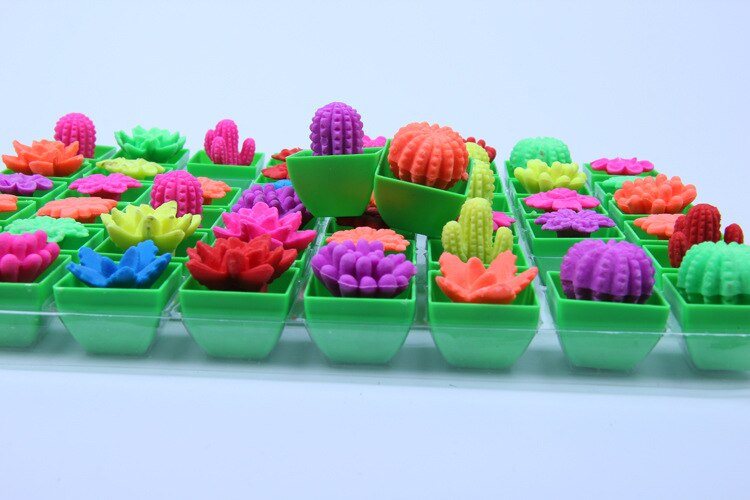 20pcs Magic Plant Flowers Growing In Water Cactus Toys Soaking Expansion Can Grow Expand Water Absorption Children Toys WYQ