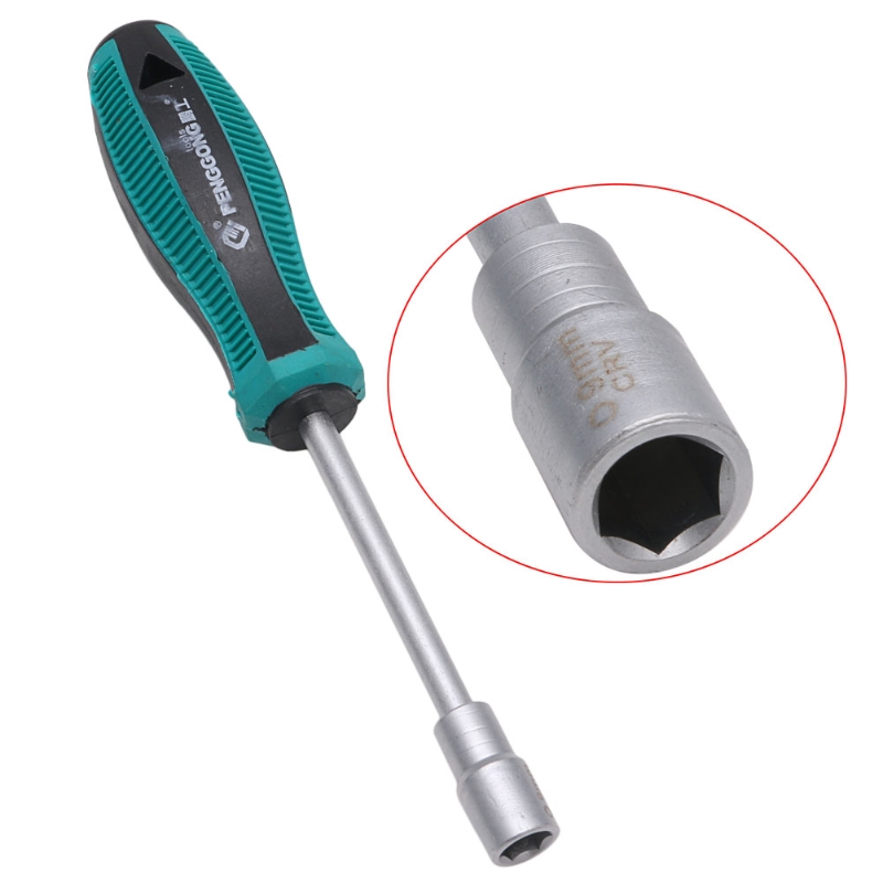 Llave de vaso de Metal, destornillador, tuerca hexagonal, herramienta de mano, 6mm