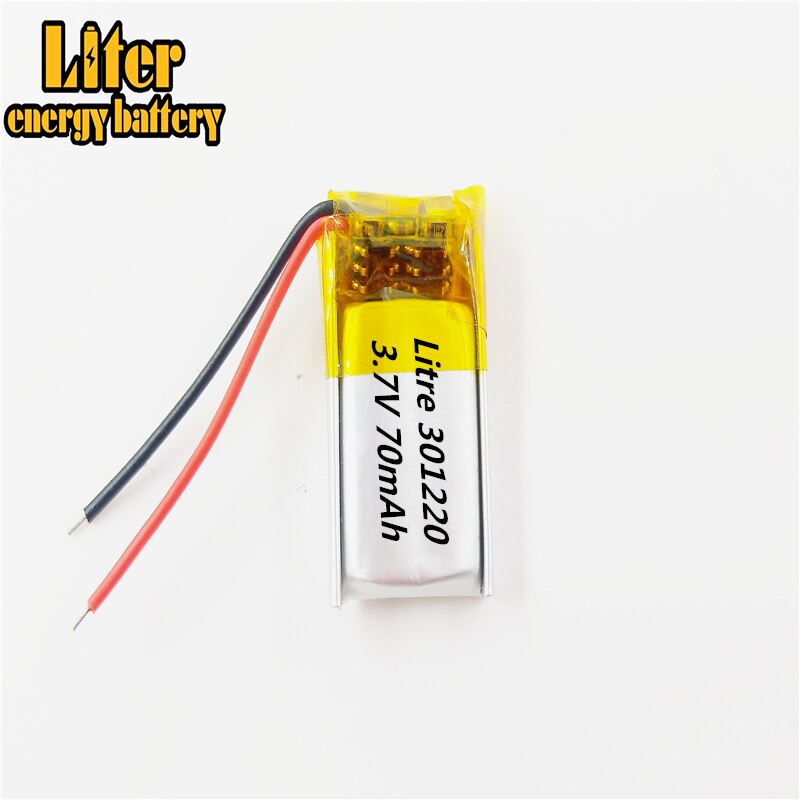 301220 3.7V 70mAh 301020 301120 301221 Lithium Polymer Li-Po li ion Rechargeable Battery cells For Mp3 MP4