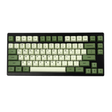 PBT Keycaps Matcha Theme OEM Profile Japanese Korean Russian Characters For MX Switch Mechanical Keyboard 61 64 68 75 84 87 104