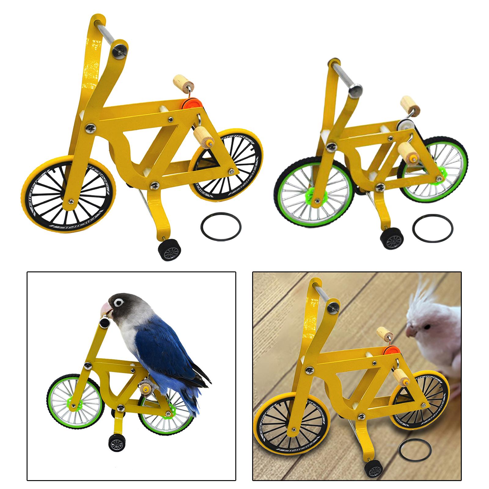 Mini vélo pour perroquet, jouet d&#39;entraînement pour oiseaux, équipement de développement intellectuel, bicyclette, Puzzle pour perruches