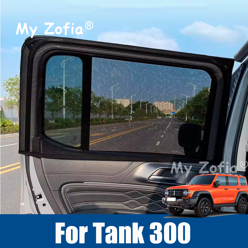 Voor Tank 300 2023 2024 2025 2026 Autogordijn Anti-muggen Off-road Zand Scherm Scherm Camping Outdoor insectenbestendige Accessoires