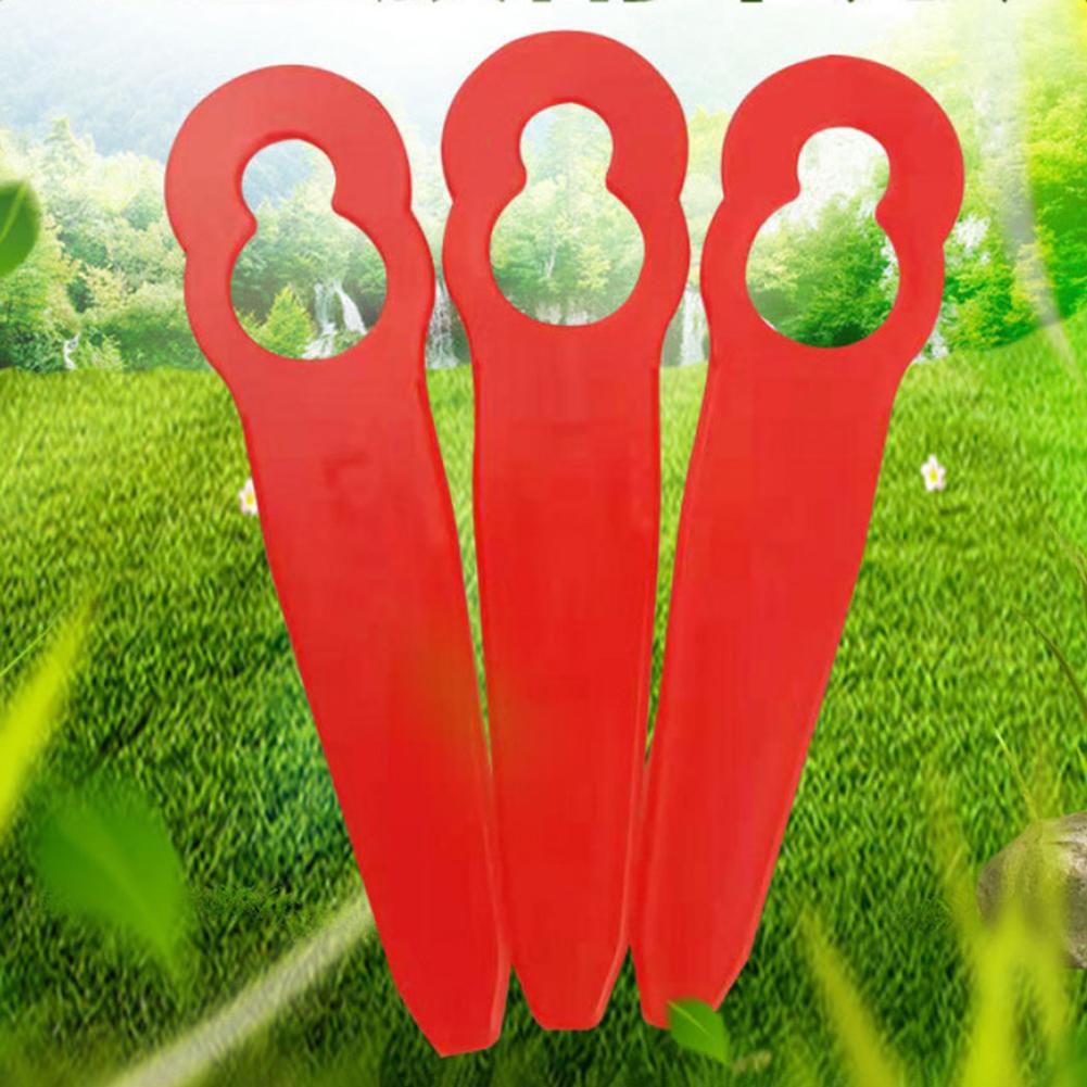 100/200pcs Plastic Blades Trimmer Head Blades Replacement Cut Blade For Stihl PolyCut 2-2 Lawn Mower Garden Accessories
