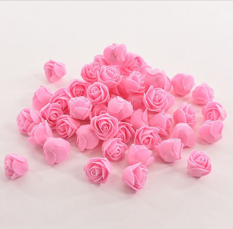 50 STUKS Kunstmatige Bloem Hoofd Handgemaakte DIY Bruiloft Woondecoratie Multi-gebruik PE Foam Rose: 5