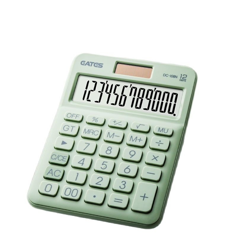 Scientific Calculator 12 Digit Desk Solar Mini Calculator Financial Accounting Tool for School Student Business Supplies