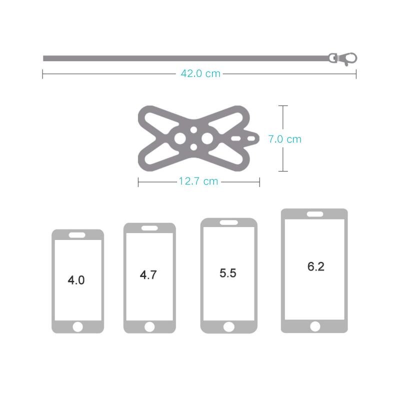 Universal- Telefon Schlüsselband Telefon Halfter Silikon Telefon Nacken Gurt Halskette Schlinge Für IPhone 11 Xiaomi praktisch Zubehör