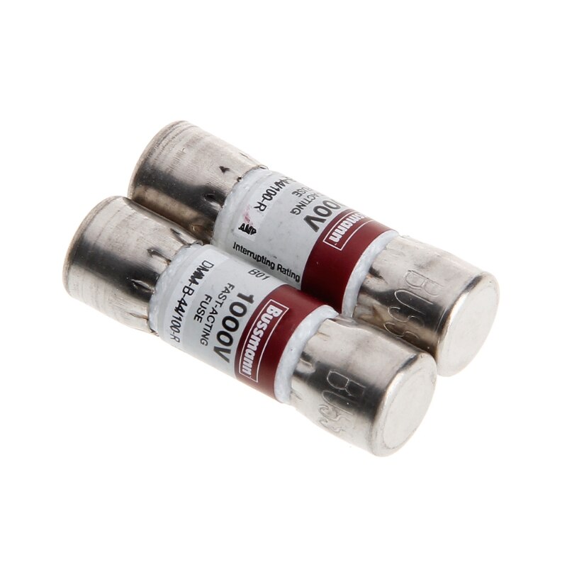 2PC DMM-B-44/100 10x35MM 44MA 1000VAC/DC Buss Fuse For Fluke Multimeter BUSSMANN J6PD