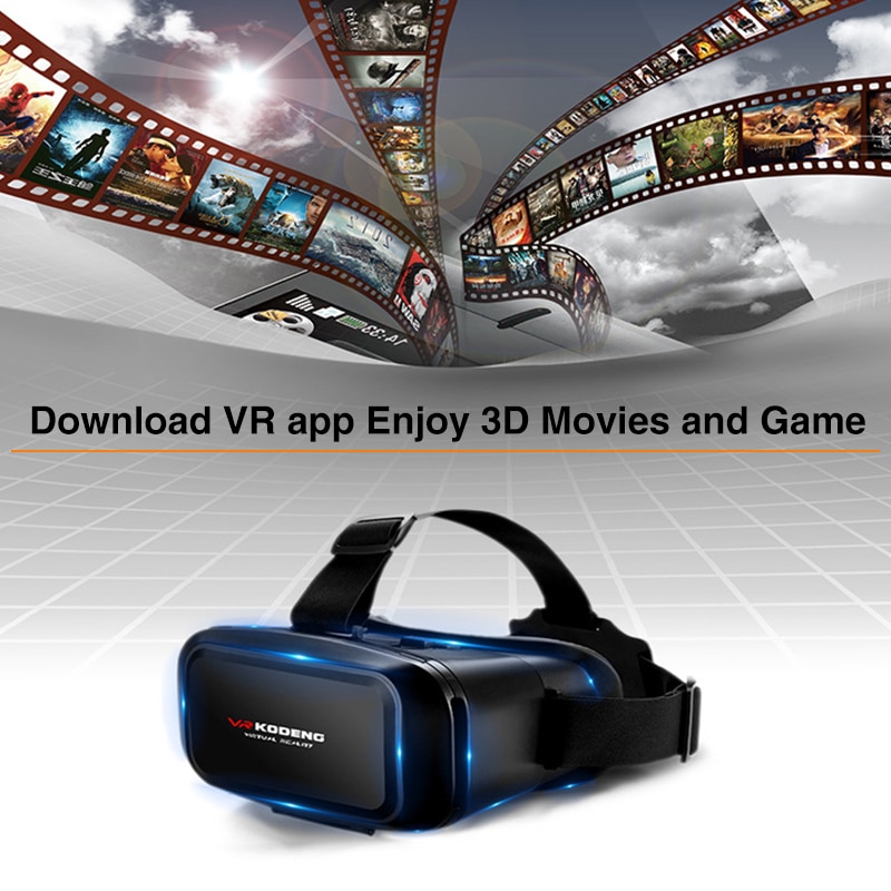Originele 3D Virtual Reality Vr Bril Ondersteuning 0-600 Bijziendheid Verrekijker Vr Voor 4-7 Inch Ios Android smartphone 3D Bril Headset