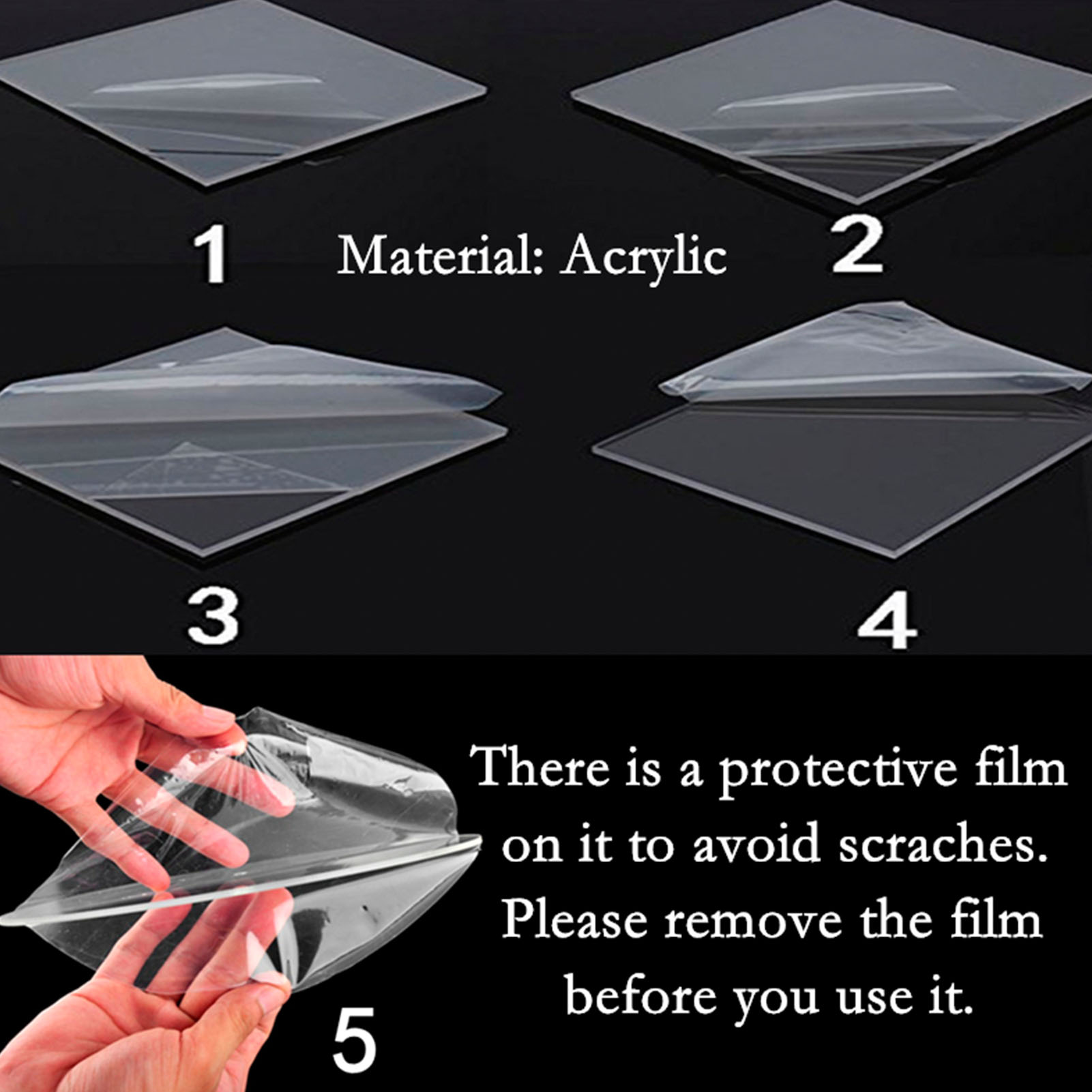 2Pcs Collectibles Display Stand Cartoon Character Shelf Transparent Acrylic Resin Collection Display Rack For Crafts Model