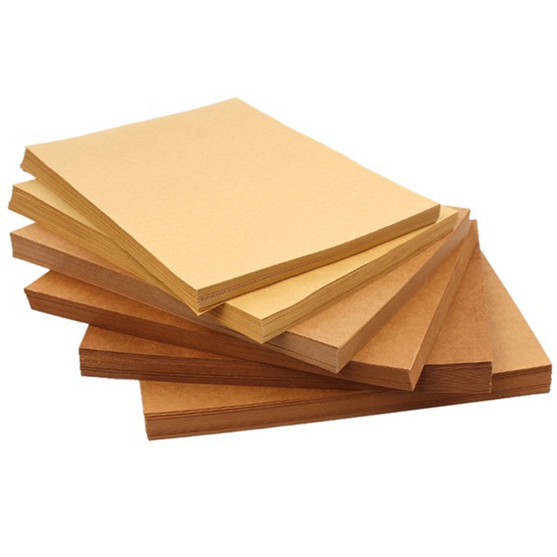 8K Kraft 150G 100 Sheets A4 Kraftpapier Diy Handgemaakte Kraft Karton: Default Title