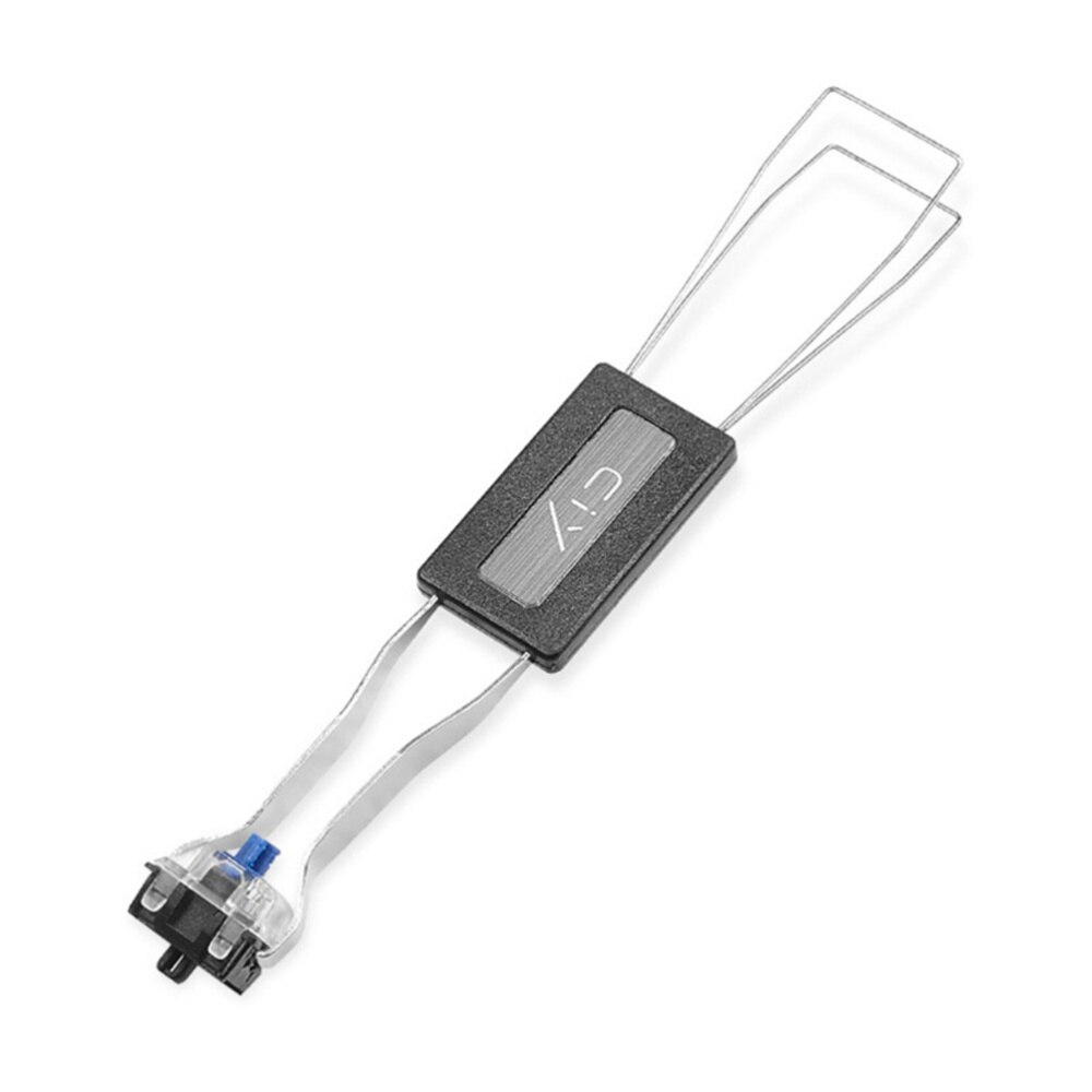 Extracteur de clé en métal commutateurs outil de démontage pour clavier mécanique Keycaps extracteur remplacement 2 en 1 interrupteur à clé directe