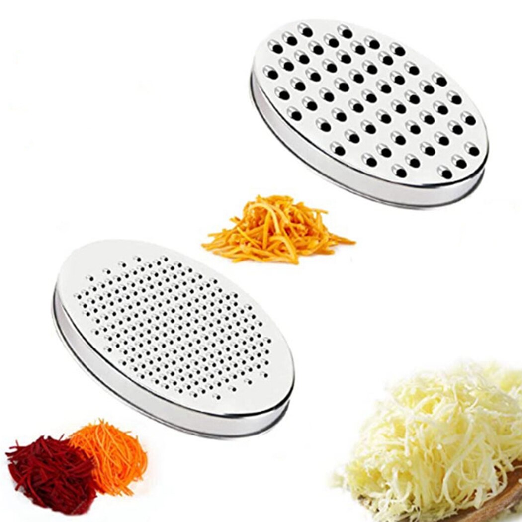 Justdolife – ensemble de râpe à fromage ovale, hachoir à légumes, zeste de citron avec récipient de stockage, râpe à fromage