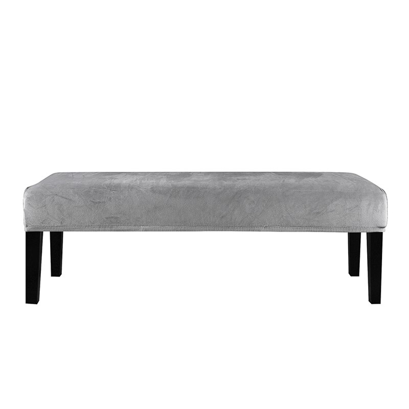 5 kleuren lange bankhoezen, hoezen met stretch, goedkope bankhoezen, elastische hoes voor hotel, banket, eetkamer, wasbaar: Grijs