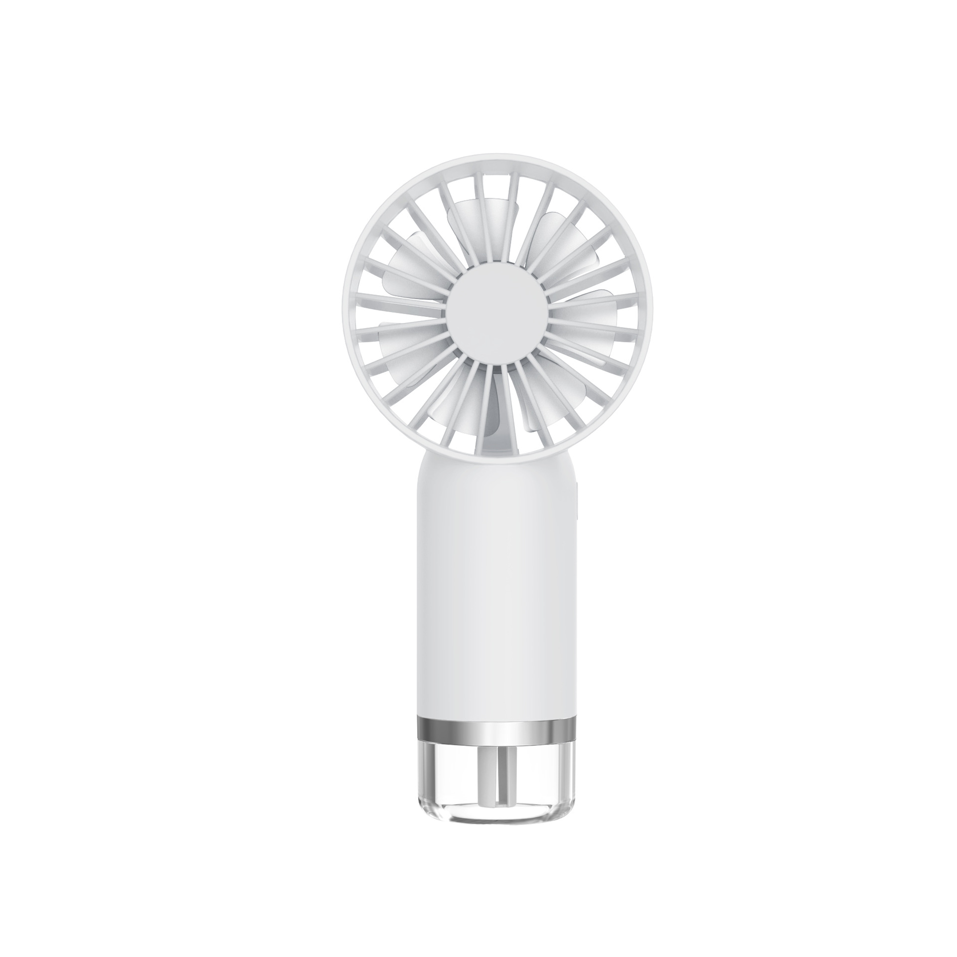 Hands prüh ventilator, Mini-Klimaanlage USB wiederauf ladbare tragbare Luftbe feuchter Nebel kühler Kühl spray Luftbe feuchter Lüfter für Büro: WHITE