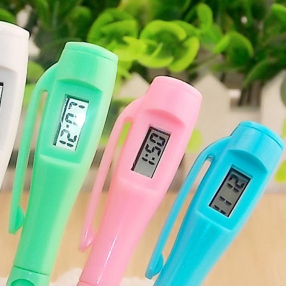 Digitaluhr-Stift, leichtes Clip, Kunststoff, elektronischer Stift zum Schreiben, Spezial-Kugelschreiber, elektronischer Uhren-Teststift