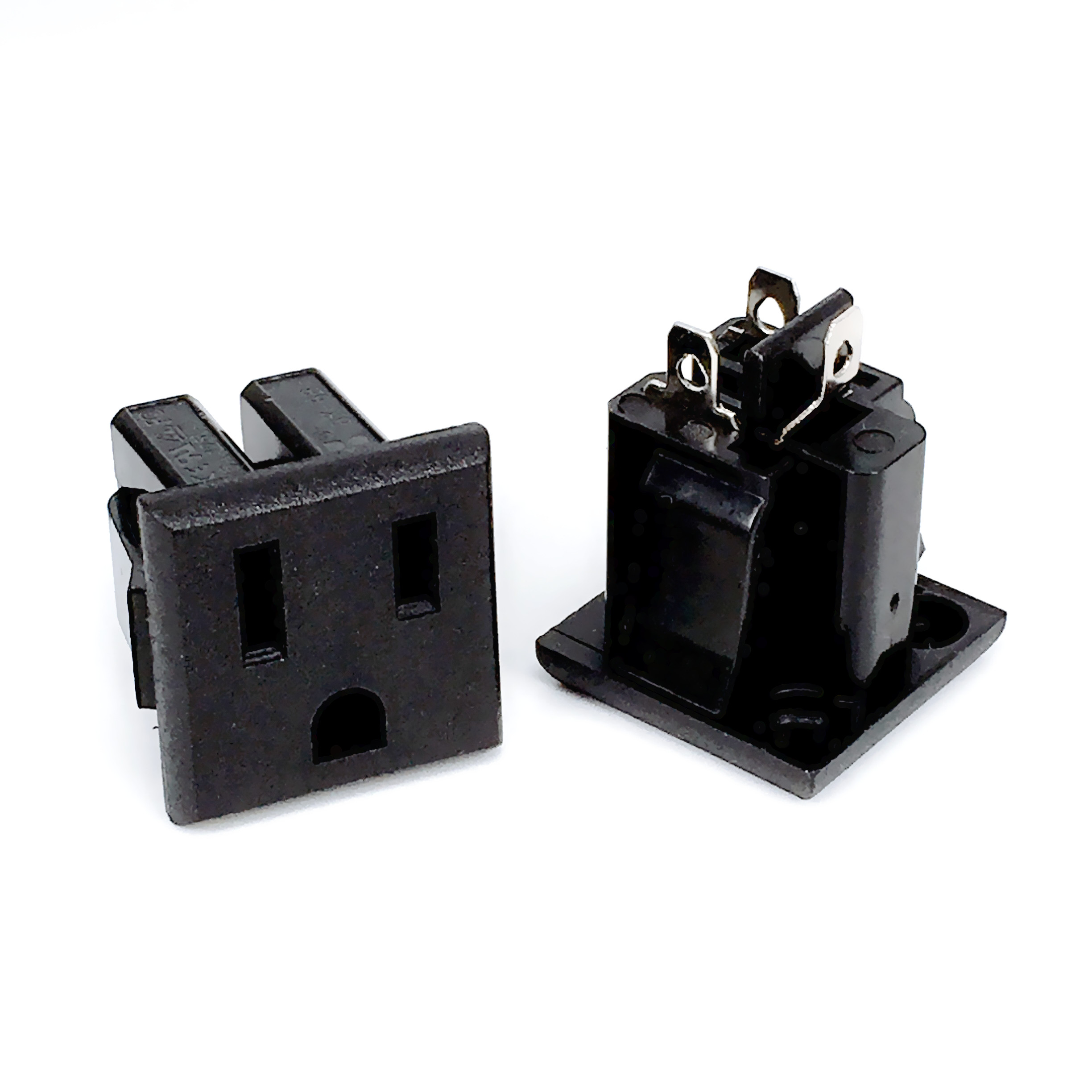 10pcs 3Pin American Outlet Socket 15A 250V AC Power Socket,SS-6B Plug Jack
