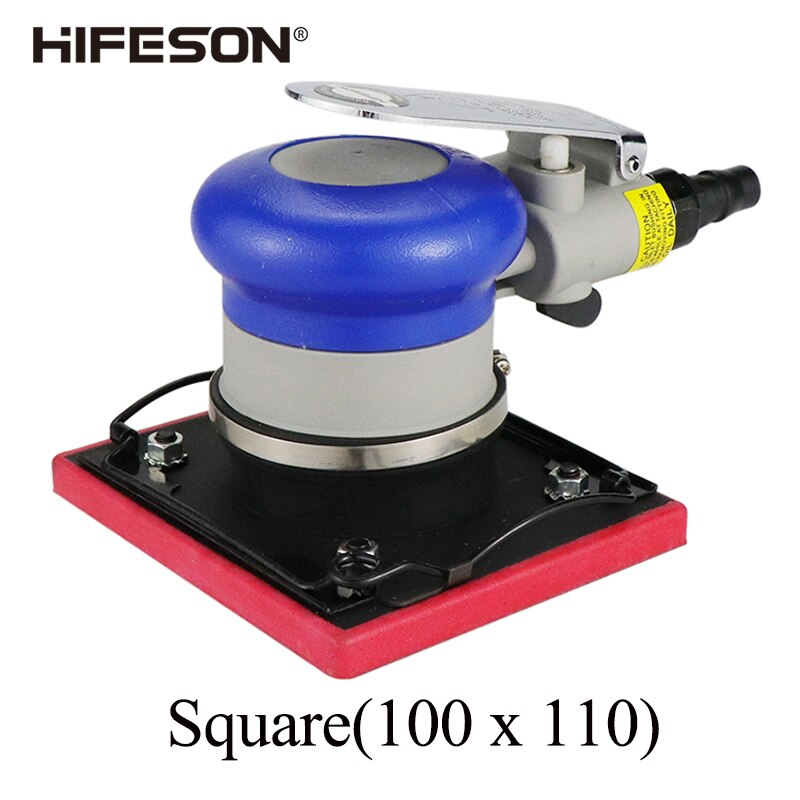 Hifeson Pneumatische Schleifer Dreieckige Rechteckigen Platz Schleifer Kitt Schleifpapier Maschine Polieren Luft Mühle: 813B  100X110mm