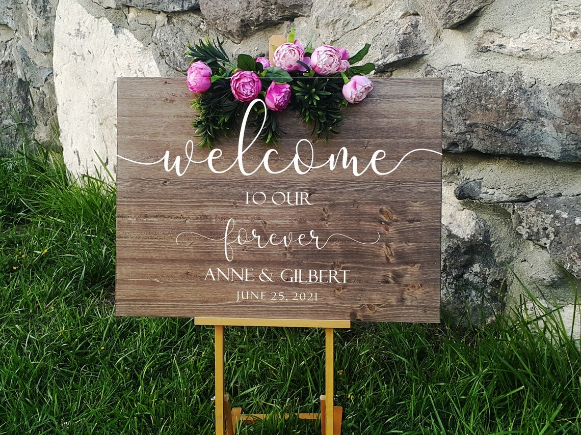 Wood Wedding Sign,Wedding Welcome Sign,Wood Wedding Sign,Rustic Wedding Decor,Welcome to Wedding Sign,Wedding Decor,Wood Sign