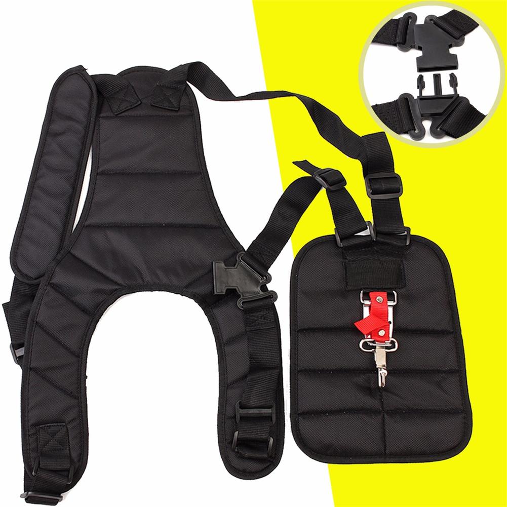 Adjustable Strimmer Double Breasted Shoulder Harness Strap For Brush Cutter Mower Trimmer Padded Belt Garden Protection Panel