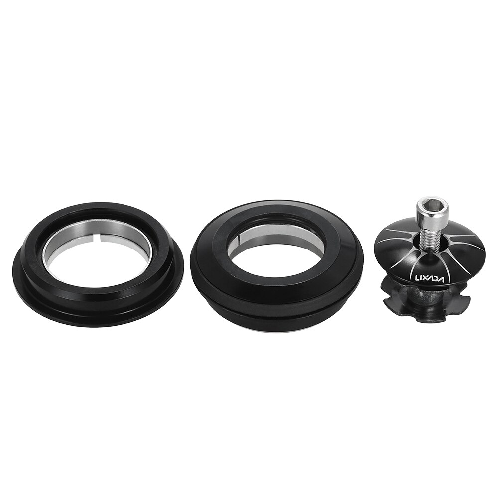 Lixada Bicycle Headset CNC Threadless Tapered Headset Sealed Cartridge Bearings 1-1/8"
