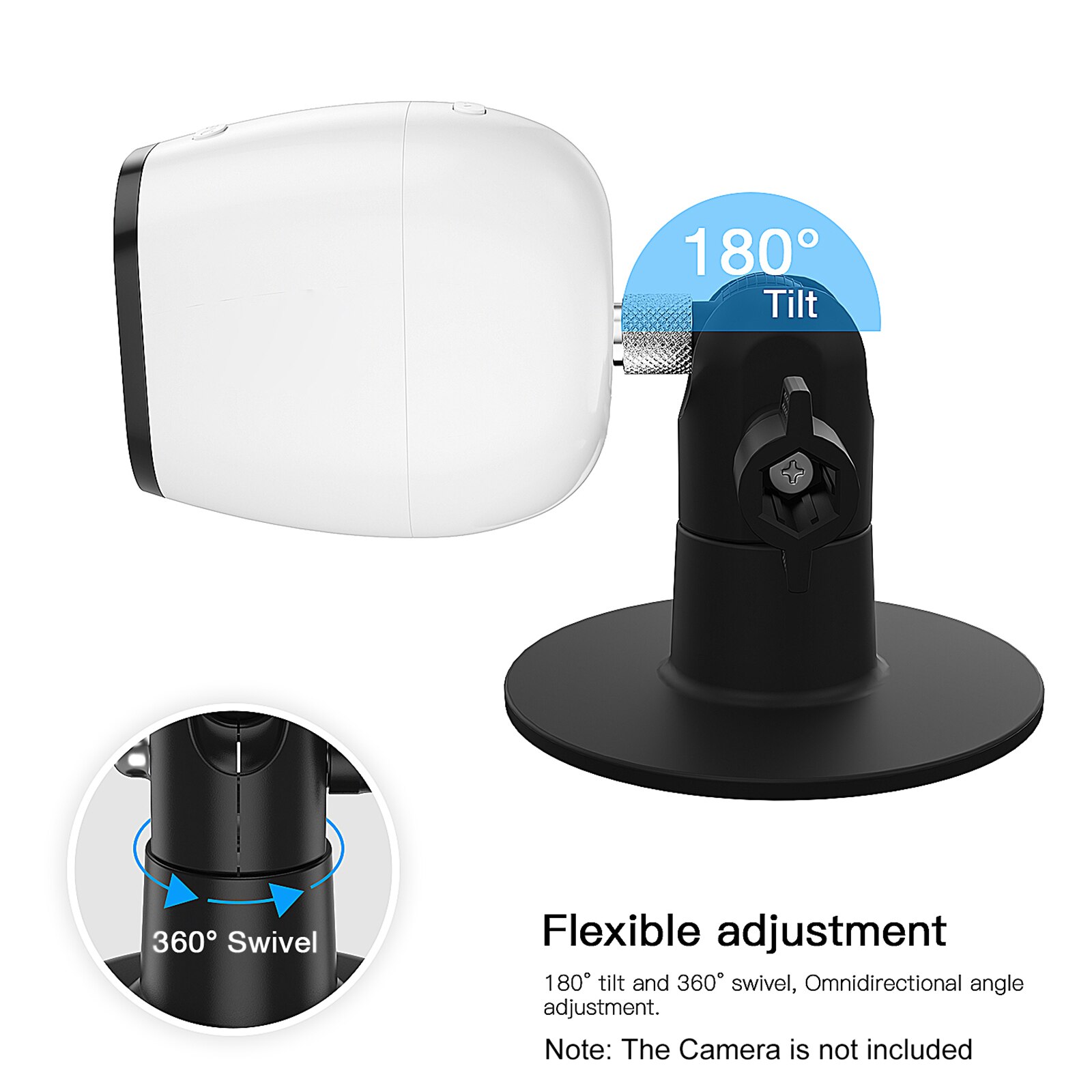 Adjustable Wall Mount Compatible with ARLO PRO/PRO2 ultra /PRO3 / ARLO GO / ARLO HD Home Camera Mounting Bracket Outdoor Indoor