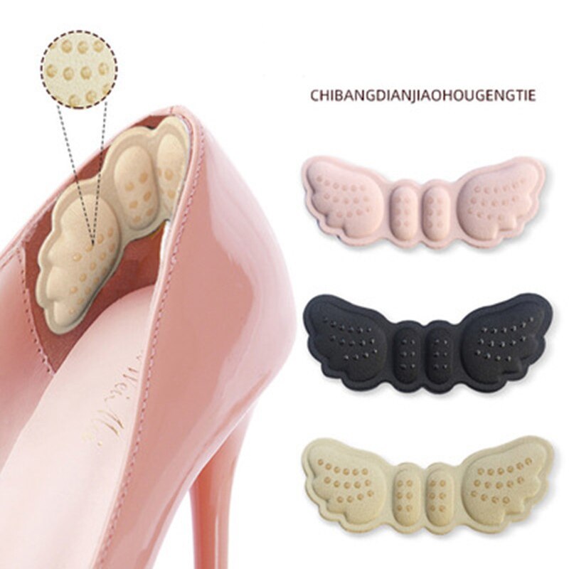 1 paar stoff FlüGel Schutz für Schuhe hoch Fersen Aufkleber Kissen Snugs Einsätze Schuh Pads Leder Schuhe Einsätze Griffe Liner