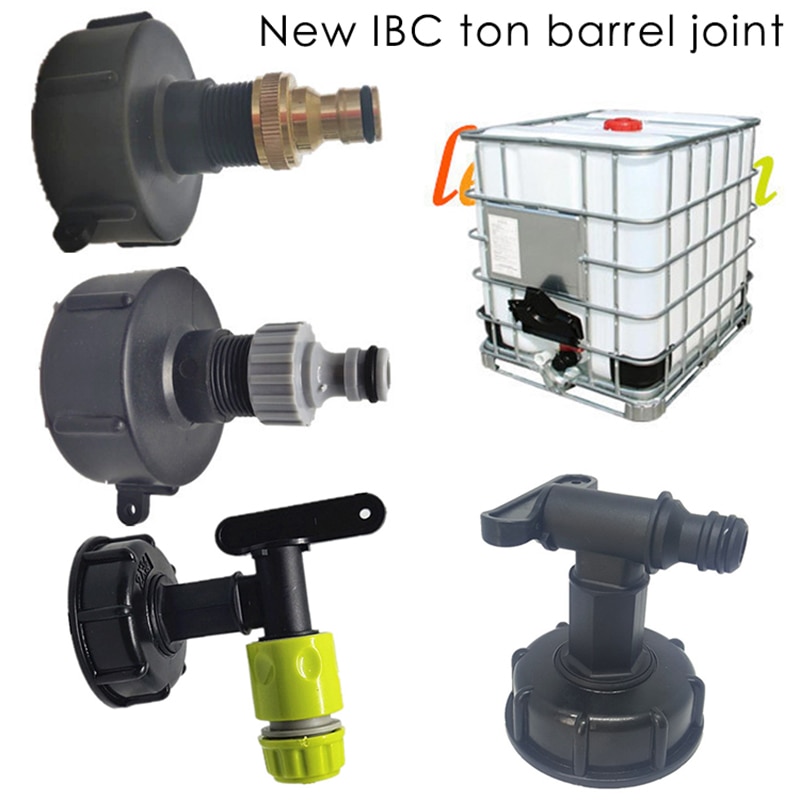 3/4 "tankadapter vandtankstik gevind ibc havebeslag udskiftning af plast til ibc containere afløbsstik