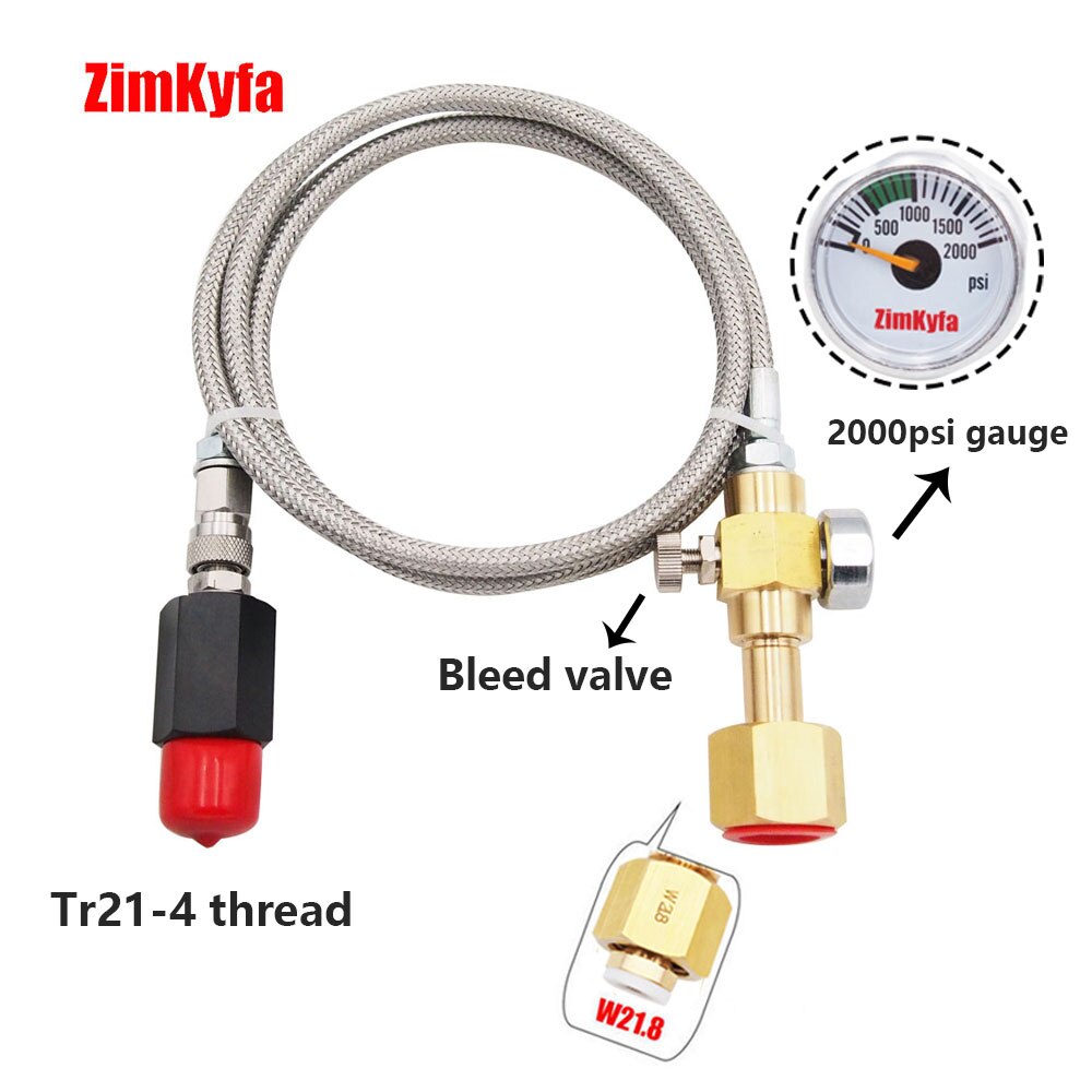 Fizzi Fonkelende Water Machine Sodastream Soda Club Naar Externe Co2 Tank Adapter Staal Gevlochten Slang Kit W21.8-14: W21.8 Steel Braid