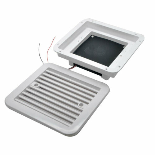 12V Side Exhaust Outlet Unidirectional Dust proof Ventilation Fan Caravan Van RV Mute One-way Dustproof Ventilation Fan